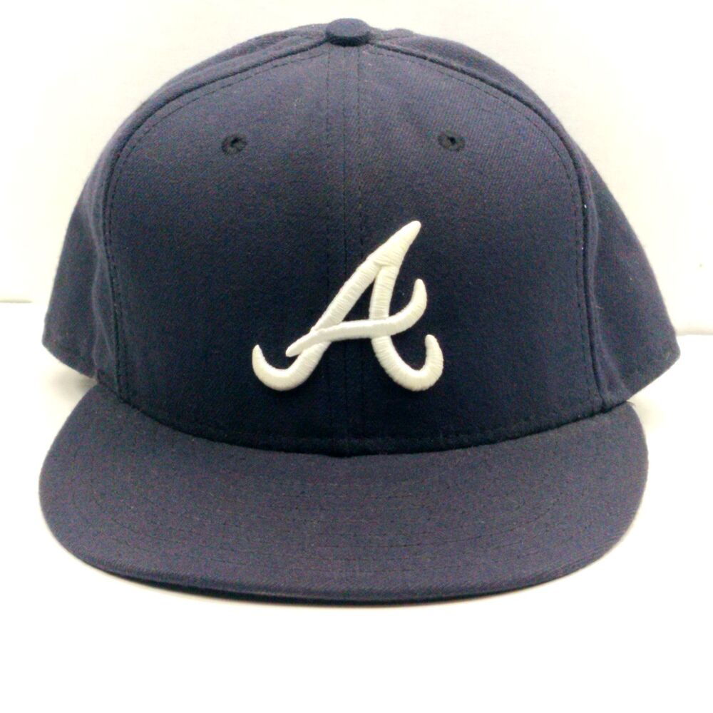 Atlanta Braves New Era Baseball Cap Hat Authentic On-Field Fitted 7 3/4